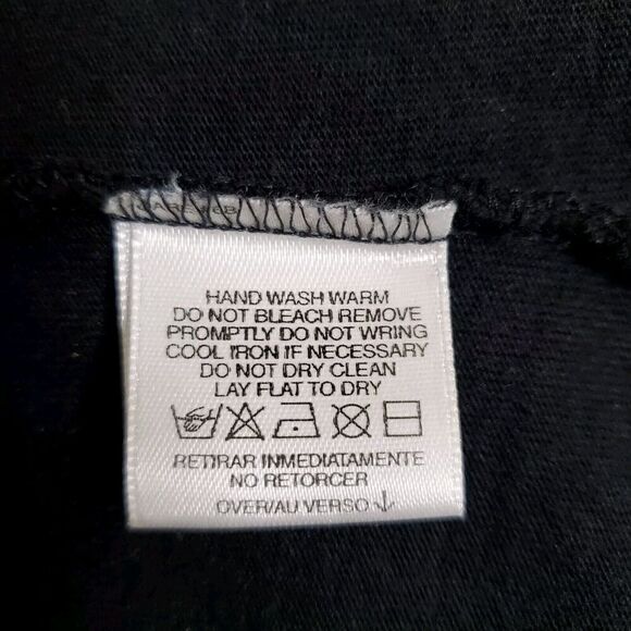 LIZ WEAR 90s Artsy Shirt Size L Gold Scribble Liz Claiborne Art To Wear Womens - Picture 10 of 10